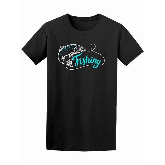 Fishing Dark Colors Tee Men's -Image by Shutterstock
