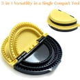 thumbnail image 4 of Tortilla Sealer and Crimper for 6, 8, 10 Inch Wraps | 3-in-1 Manual Press for Homemade Burritos, Quesadillas, Tacos, and Calzones, 4 of 7