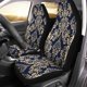 thumbnail image 2 of ABPHQTO Juego de 2 fundas para asientos de coche, protector universal dorado para asientos delanteros de coche, se adapta a coches, SUV, sedán, camiones, 2 of 4