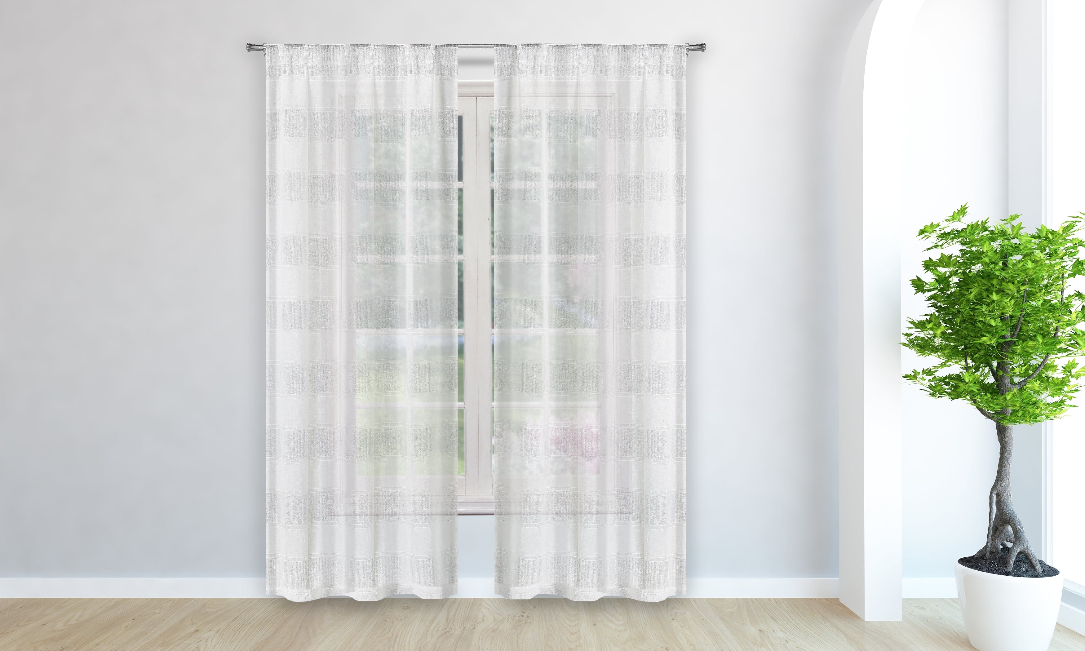 Photo 1 of Emery Solid Window Curtain Set