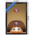 thumbnail image 3 of NFL San Francisco 49ers - S. Preston Mascot Sourdough Sam 20 Wall Poster, 14.725" x 22.375", Framed, 3 of 3
