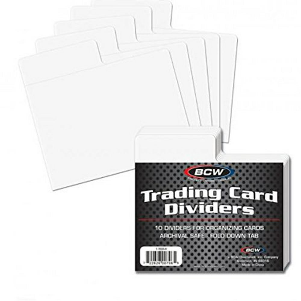 BCW 1TCDH Trading Card Dividers Horizontal