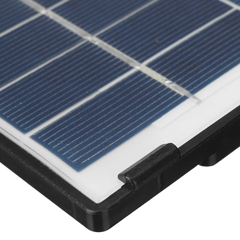 15W 12V Solar Panel Polycrystalline Solar Charger Suitable for Garden Light RV