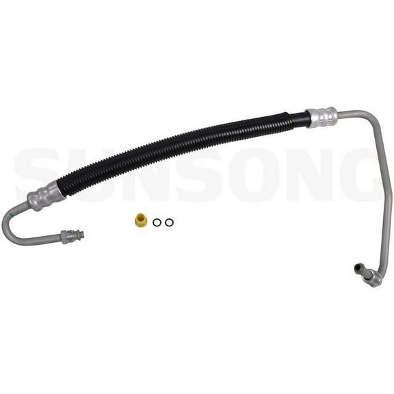 Power Steering Pressure Line Hose Assembly - Compatible with 1996 - 2004 Chevy S10 4.3L V6 1997 1998 1999 2000 2001 2002 2003