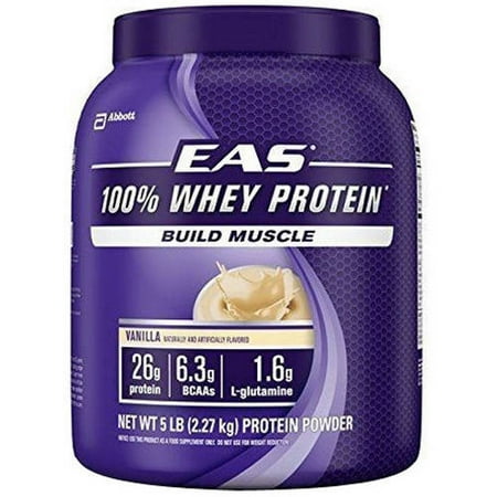 Ribose 100 Grams Powder - EAS 100% Whey Protein Powder, Vanilla, 26g Protein, 5 lb
