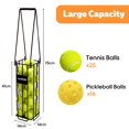 thumbnail image 3 of Cesta con tolva para pelotas de tenis LIASTRON para coleccionar pelotas de tenis, 3 of 7