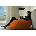 thumbnail image 5 of Sofa Sack Bean Bag Chair, Memory Foam Lounger with Microsuede Cover, Kids, 3 ft, Tangerine, 5 of 9