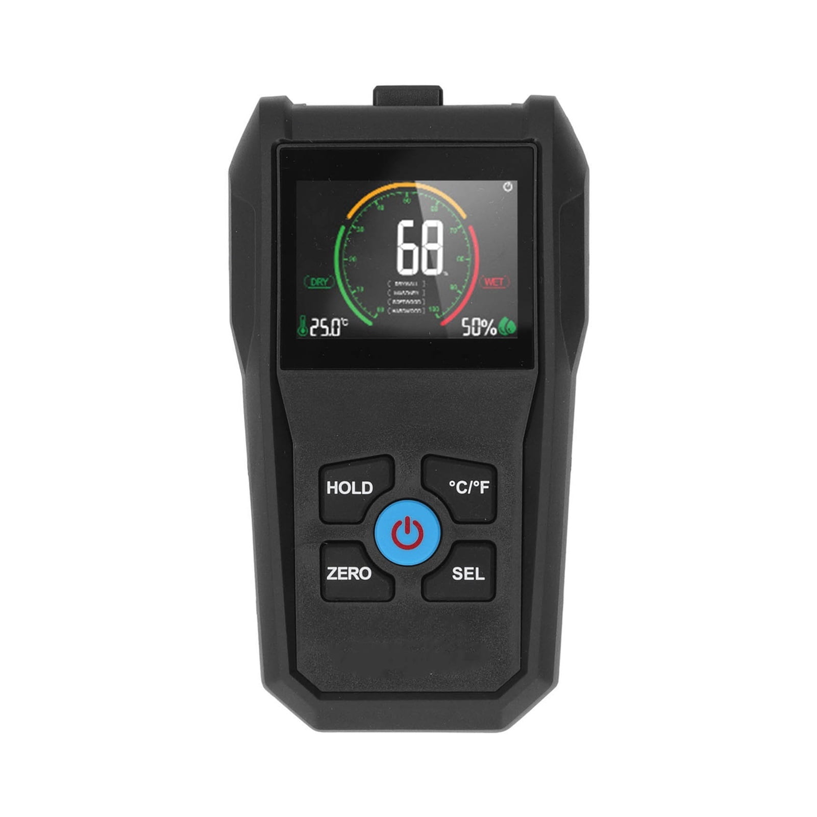 Moisture Meter Wood Moisture Tester Pinless Moisture Meter Digital Display Moisture Sensor Detector