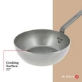 thumbnail image 4 of de Buyer - Mineral B Country Pan - Nonstick Frying Pan - Carbon and Stainless Steel - Induction-ready - 11", 4 of 6
