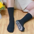 thumbnail image 4 of LOFIR Non Slip Grip Socks for Men- 5 Pairs Non Skid Anti Slip Grippy Socks with Gripper for Men Women for Yoga Pilates Hospital, 4 of 6