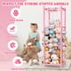 thumbnail image 2 of Organizador de almacenamiento de juguetes Woodure con forma de animal de peluche Zoo Pink 40+, 2 of 6
