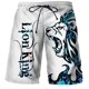 thumbnail image 1 of Traje de baño de secado rápido para hombre y niño, bañador deportivo con diseño de Tigre, León y Lobo, pantalones cortos cómodos para tabla de Surf y playa Fivean unisex, 1 of 2