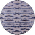 thumbnail image 1 of Ahgly Company Indoor Round Mid-Century Modern Lilac Purple Oriental Area Rugs, 5' Round, 1 of 6