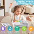 thumbnail image 4 of Set de instrumentos musicales Keamaidy Kids Drum 5 en 1 con piano, 4 of 7
