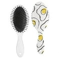 thumbnail image 2 of Breakfast-Themed Hair Styling Tool - Smooth Detangling Brush with Ergonomic Handle - Gentle on All Hair Types (Wet/Dry), 2 of 4