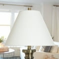 thumbnail image 6 of (2 pack) Mainstays Linen Tapered Round Shade, Beige, 15"L x 15"W x 11"H, 6 of 7