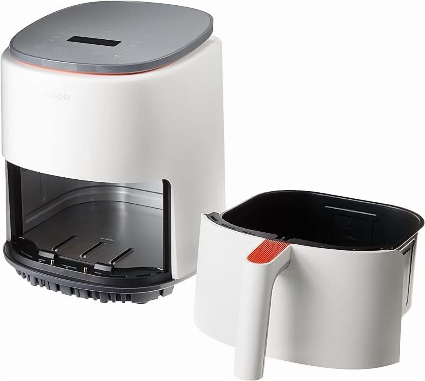 Cosori Air Fryer 4 Qt, 7 Cooking Functions Airfryer, 150+ Recipes on Free App, 97% less fat Freidora de Aire, Dishwasher-safe, Designed for 1-3 People, Lite 4.0-Quart Smart Air Fryer, White
