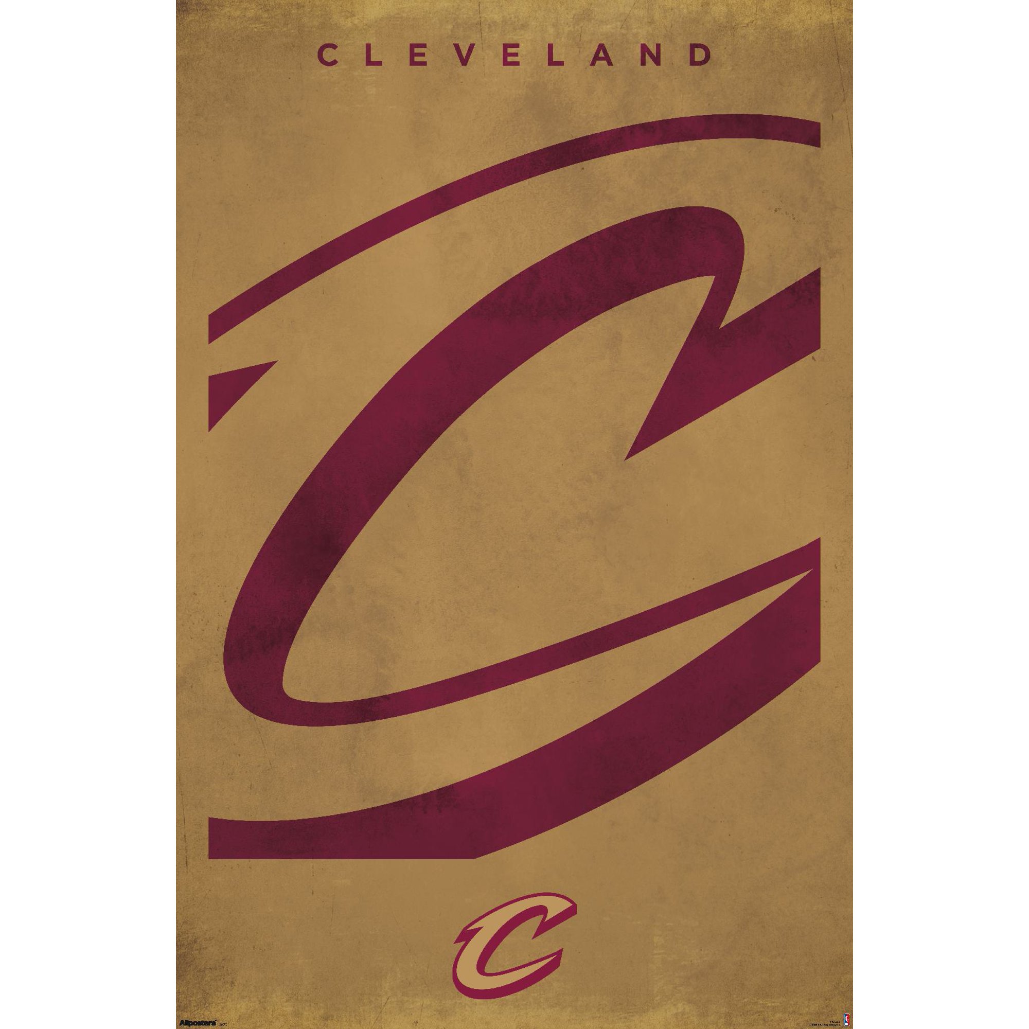 NBA Cleveland Cavaliers - Logo 25 Wall Poster, 22.375" x 34"