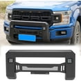 thumbnail image 2 of For 2018 2019 2020 Ford F150 Front bumper Bull Bar Black Powder Coated Steel, 2 of 12
