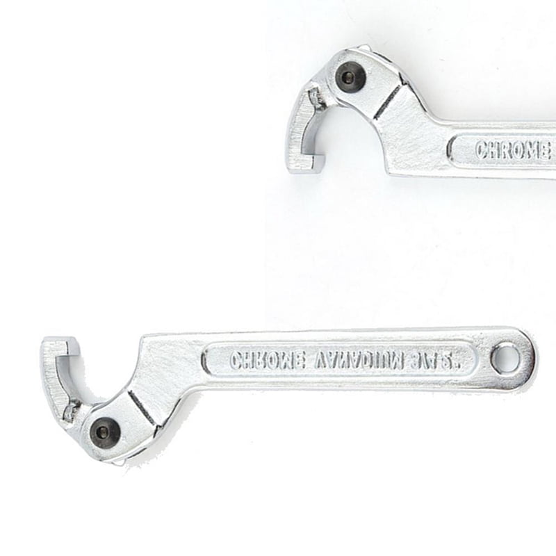 SEIWEI Universal Shock Adjustment Adjuster C Spanner Wrench Tool Adjustable Wrench 115-170mm Silver