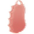 thumbnail image 1 of wonima11 Silicone Body Scrubber Silver-Infused Dual-Sided 3-in-1 for Shower, Body Cleaning+Massage+Exfoliator Body Brush Buffer for Men and Women, Silicone Loofah, Non-Slip Handle (Pink), 1 of 1