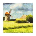 thumbnail image 1 of Windmill in Monet Light - Canvas, 1 of 10