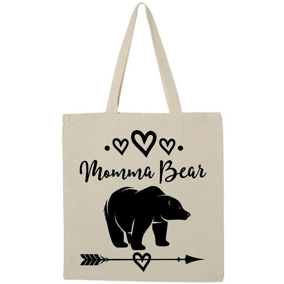Inktastic Momma Bear Tribal Arrow Gift Tote Bag
