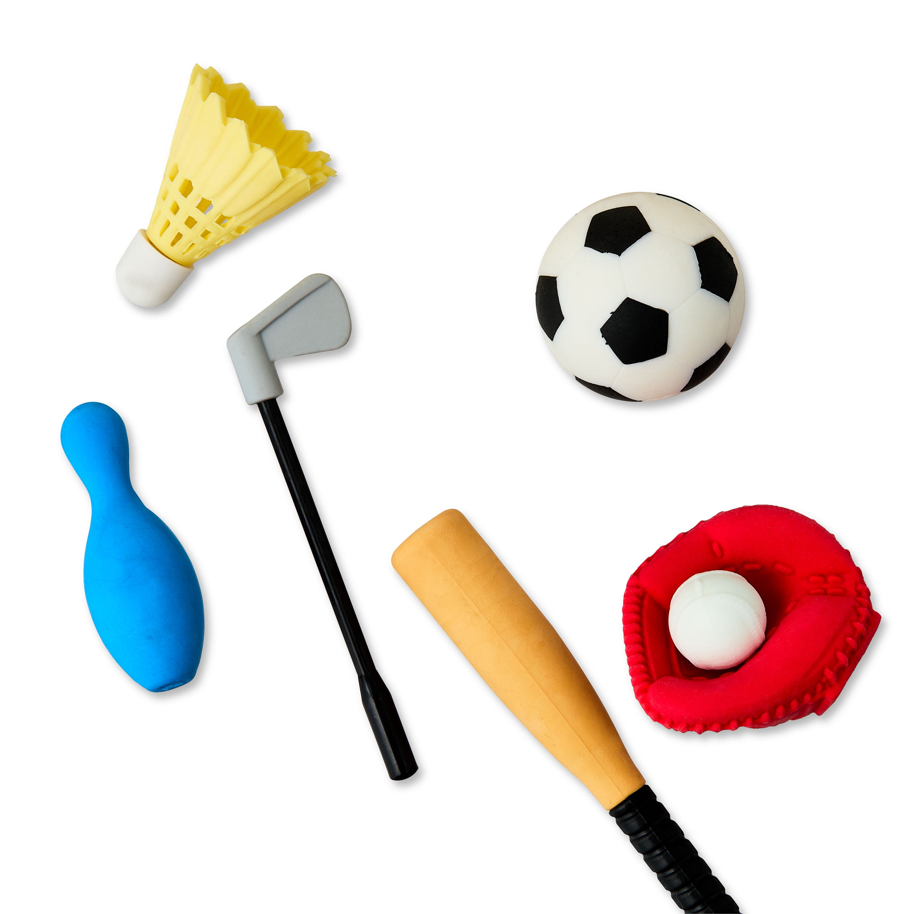 Pen+Gear Eraser Pals, Sports, 25 Count