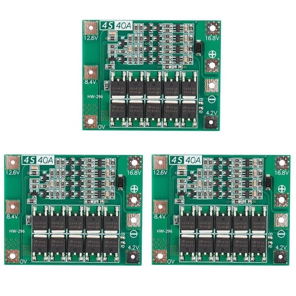 3X 4S 40A Li-Ion Lithium Battery 18650 Charger Pcb Protection Board for Drill Motor 14.8V 16.8V Lipo Cell Module