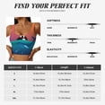 thumbnail image 5 of Goofa Lighthouse and Whale Printed Sports Bras for Women, High Impact Running Bra Workout Crop Tank Tops Longline Sports Bra Push up-Small, 5 of 9