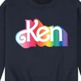 thumbnail image 3 of Barbie Pride - Ken Logo - Men's Crew Neck Fleece Pullover, 3 of 5