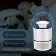 thumbnail image 3 of Electric Mosquito Killer Bug-Zapper UV Lamp Quiet Efficient Radiation-Free Insect Killer with Trap Lamp for Indoor Portable (White), 3 of 5