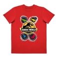 thumbnail image 1 of Playera Para Niño Jurassic World Jurassic World Cuello Redondo Manga Corta Talla 8 Rojo, 1 of 2