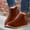 Brown, variant on LSLJS Women's Vintage Round Toe Flat Heel Boots Thick Bottom Short Shoes, Women's Ankle Boots & Booties, Womens Boots