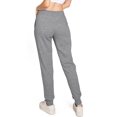 thumbnail image 4 of Reflex Womens Juniors High Rise Fleece Lined Jogger Sweatpants (Heather Charcoal, XL), 4 of 4