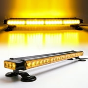 LE-JX 54LED Amber Emergency Traffic Advisor Double Side Flashing Warning Strobe Light Bar