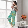 thumbnail image 5 of Fuzoiu Happy Summer Print Women's Pajama Pants,Lounge Pants with Drawstring and Pockets, Casual Pjs Sleep Bottoms, Women's Sleep Pants-Small, 5 of 6