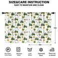 thumbnail image 2 of Blackout Kids Curtains,Cartoon Tractors Hay Bales White Pattern Childrens Insulated Curtains Set Of 2,Bedroom Essentials,Toddler Room Decor 42"x54", 2 of 5