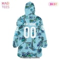 thumbnail image 5 of Cronulla Sutherland Sharks Special Logo Design Oodie Flanket Blanket Hoodie Snuggie, 5 of 9