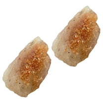 LULULION 2Pcs Irregular Rough Stones Crystal Decor Assorted Color for Yoga and Meditation