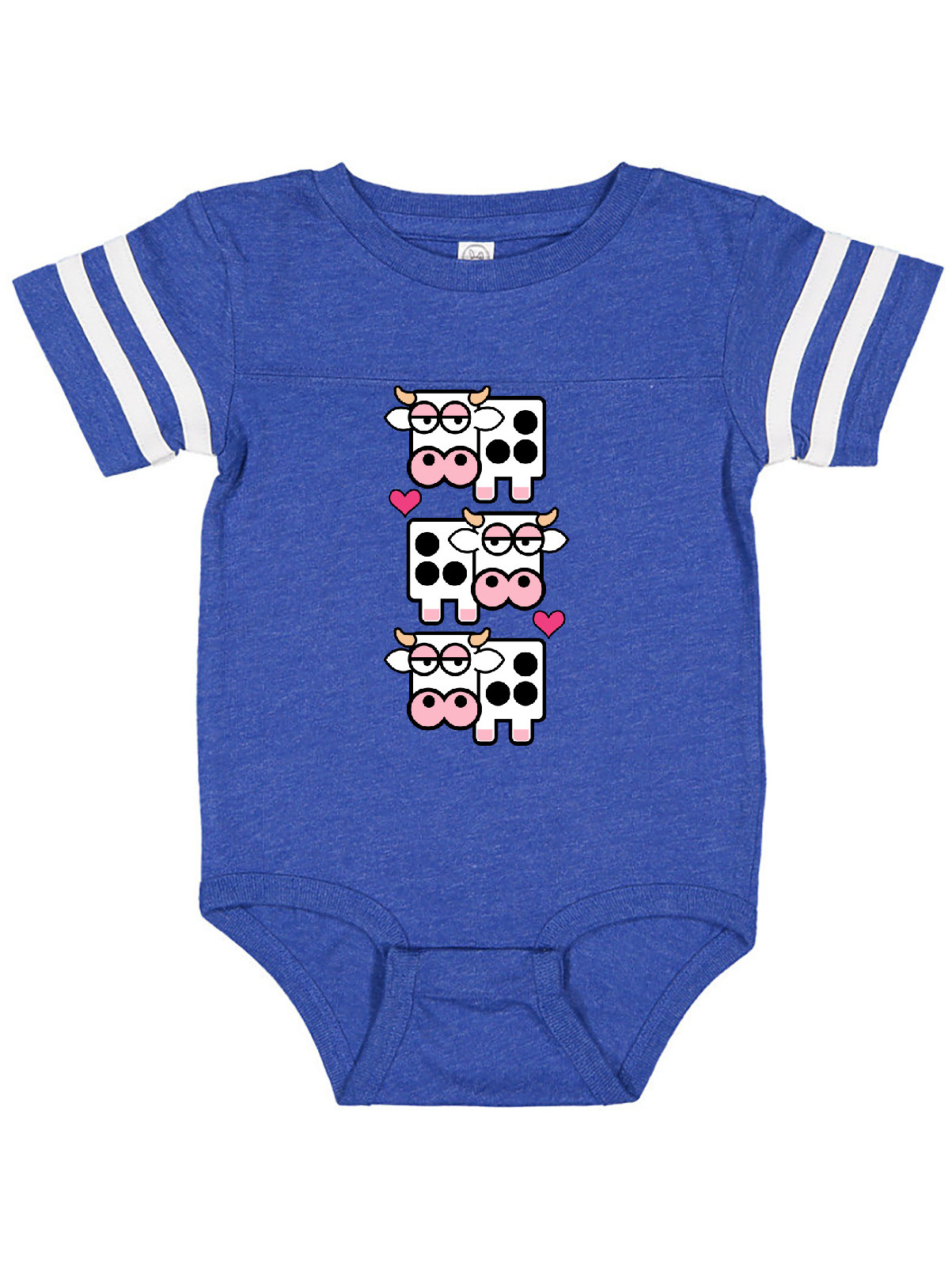 INKtastic Cow Baby Clothes Farm Animals Infant Creeper