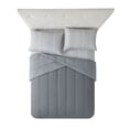 thumbnail image 3 of Mainstays Grey 3 Piece Bed in a Bag Comforter Set with Sheets, Twin-XL, 3 of 5
