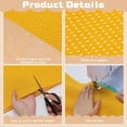 thumbnail image 3 of Orange Mini Polka Dot Fat Quarters Quilting Fabric Bundles 40x62 Inch Cotton Patchwork Fabric Sewing Craft for Handmade Craft Making Supplies Clothing Accessories Orange, 3 of 9
