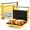 Yellow, variant on Countertop Electric Indoor Grill, 3-in-1 Panini Press and Sandwich Maker with 180 ° Flat Open Design, Floating Hinge Nonstick Plates & Drip Tray for Steak, Burger & Sandwich Cooking