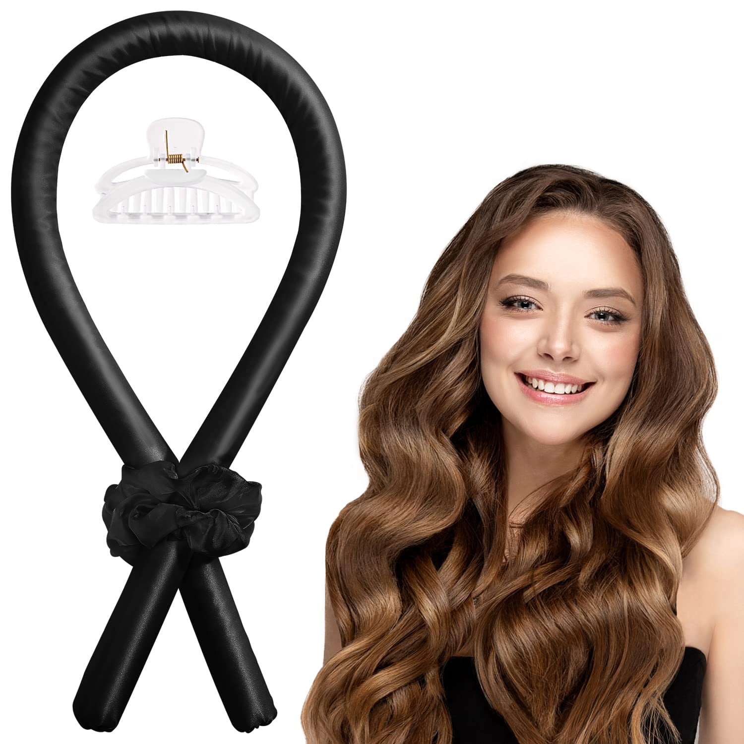 Olurrsia Heatless Hair Curler for Long Hair, Heatless Curling Rod