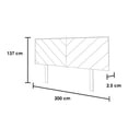 thumbnail image 5 of Cabecera King Size / Queen Size Espiga Nogal - Kessa Muebles, 5 of 5