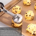 thumbnail image 4 of Small Cookie Scoop Set - Include TSP Cookie Dough Scoops Ice Cream Scoopers Stainless Steel Cookies Scoops for Baking Good Soft Grips Quick Trigger Release, 4 of 9