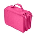 thumbnail image 1 of WRKEKC ‌Oxford Cloth Pencil Case for 72 Color Pencils‌ - Large Capacity, Features 4 Independent Zipper Compartments, Made of Good Cloth Material, Available in Red, Purple, Pink, Blue, Gray Colors, 1 of 8