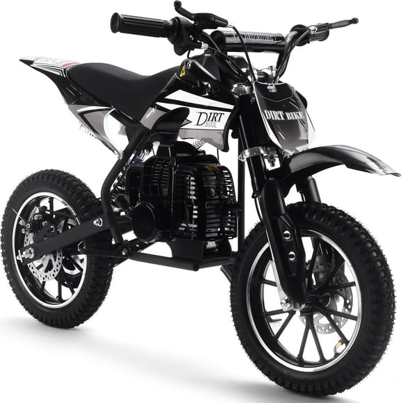 Bicicleta de cross a gas MotoTec DB-01 para niños, 49 cc, 2 tiempos, negra