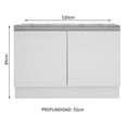 thumbnail image 3 of Gabinete Bajo Bufetera Madesa Glamy 120cm Con Encimera BB, 3 of 5